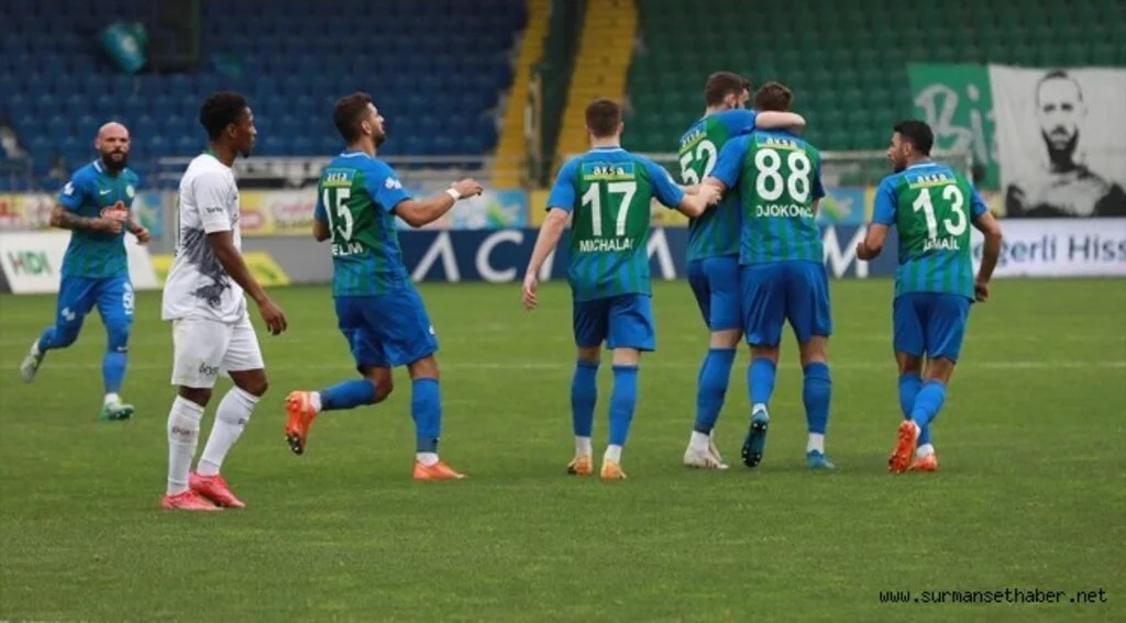 Gol düellosunda kazanan Çaykur Rizespor