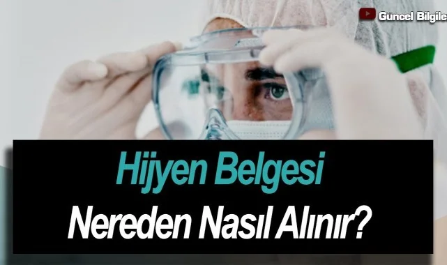 Hijyen Belgesi E Devlet'ten Nasıl Alınır
