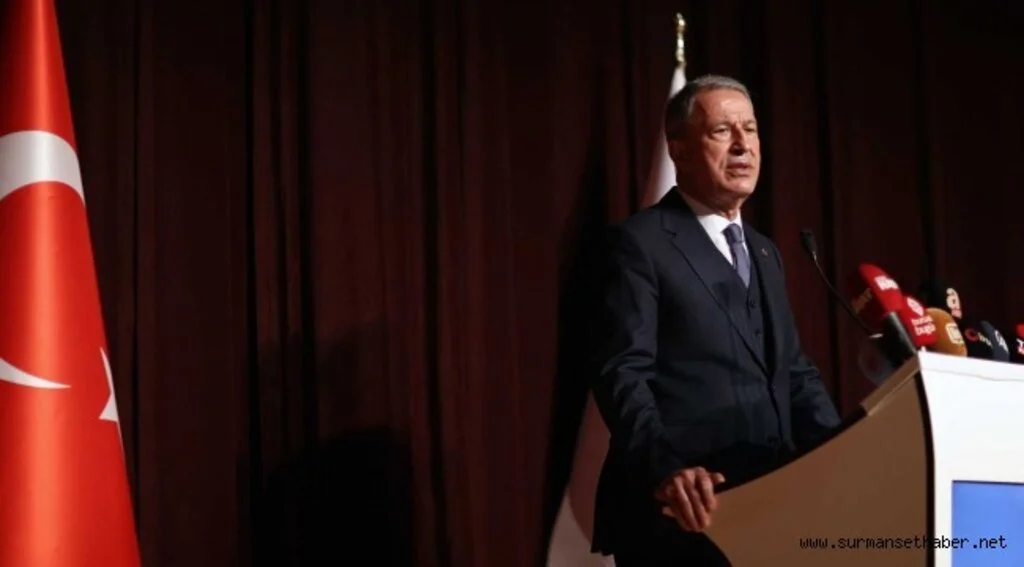 Hulusi Akar; ''Terörist neredeyse hedefimiz orasıdır. Terörü Bitirmekte Kararlıyız.''