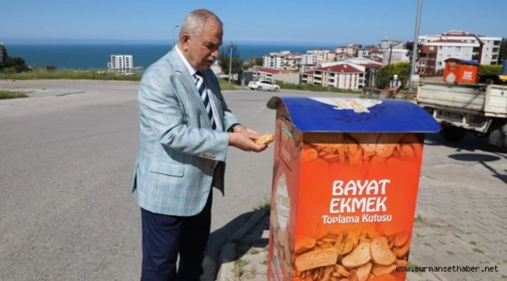İLKADIM BELEDİYESİ ÇÖPEN GİDEN BAYAT EKMEKLERİ MİLLİ EKONOMİYE KAZANDIRACAK