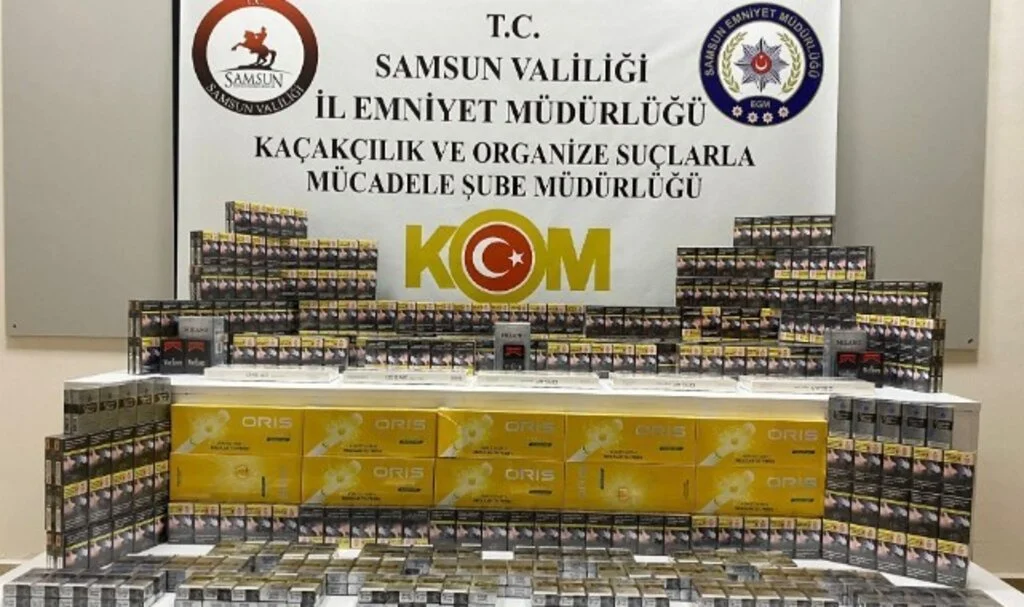 İlkadım’da Kaçak Sigara Operasyonu: 884 Paket Ele Geçirildi