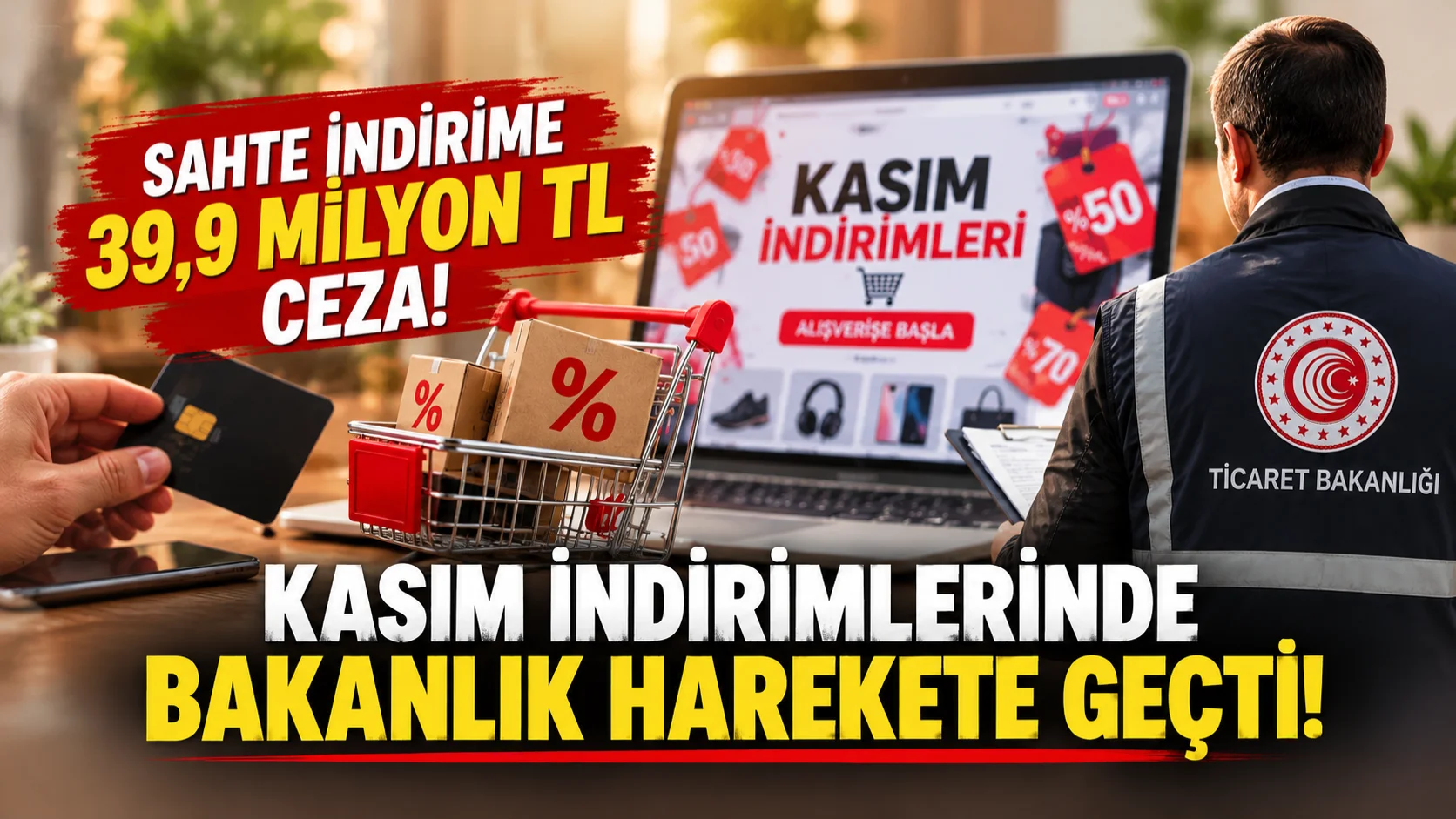 Kasım İndirimlerinde Büyük Denetim! Sahte İndirime 39,9 Milyon TL Ceza