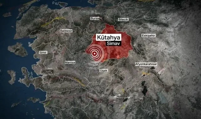 Kütahya Simav’da 4,9 Büyüklüğünde Deprem