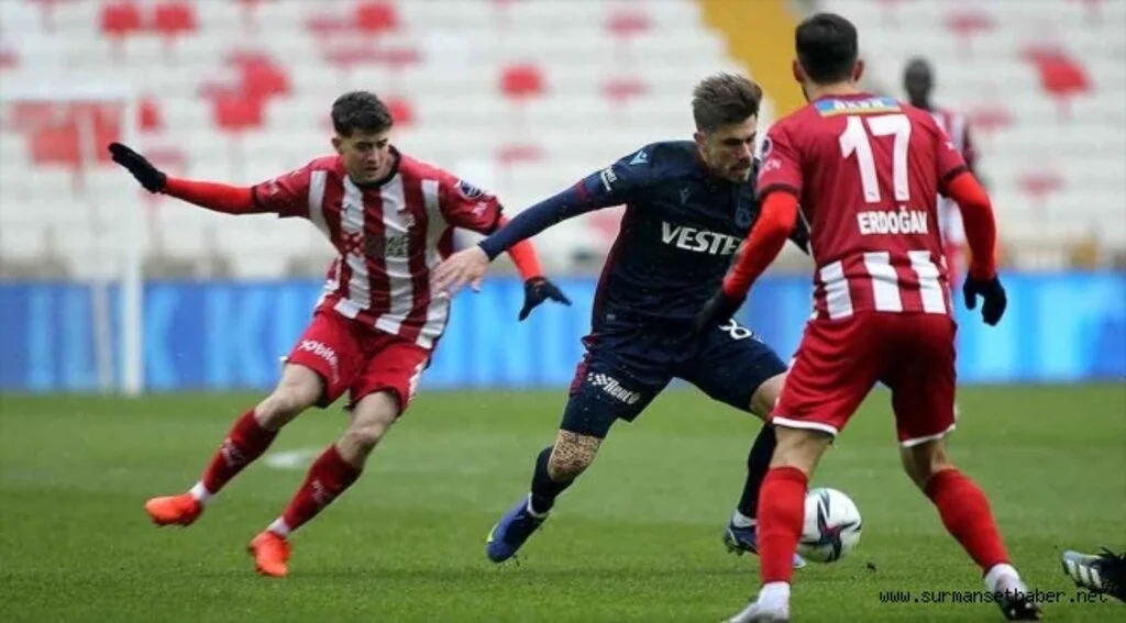 Lider Trabzonspor Sivas'ta hız kesti