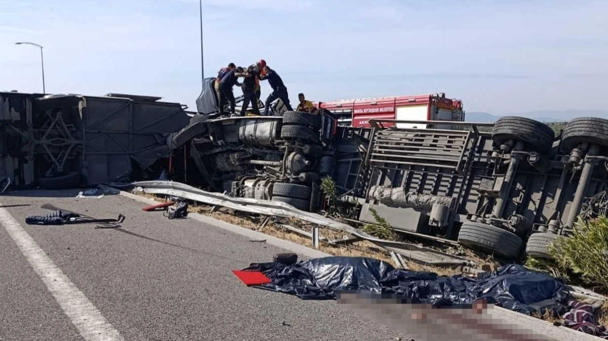 Manisa’da Tur Otobüsü ile Çekici Çarpıştı: 11 Ölü, 27 Yaralı
