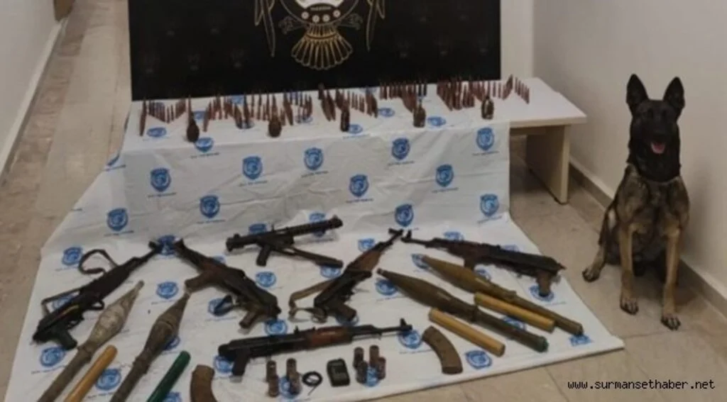 Mardin'de Terör Operasyonunda Silah, Mühimmat ve Yaşam Malzemeleri Ele Geçirildi