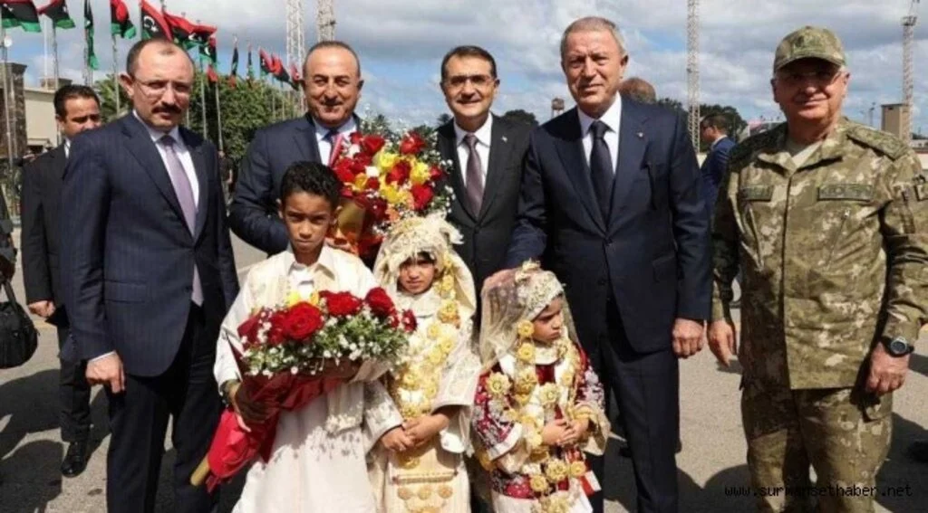 Millî Savunma Bakanı Hulusi Akar ve Bakanlardan Oluşan Heyet Libya’da