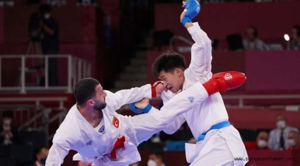 Milli karateci Uğur Aktaş, kumite +75 kiloda bronz madalya kazandı