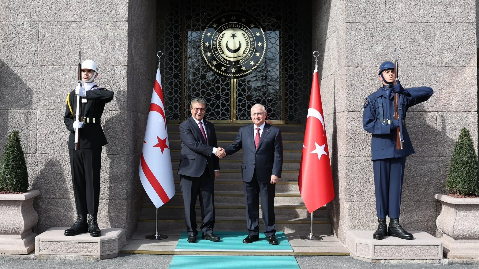 MSB Bakanı Güler, KKTC Başbakanı Üstel ile Görüştü