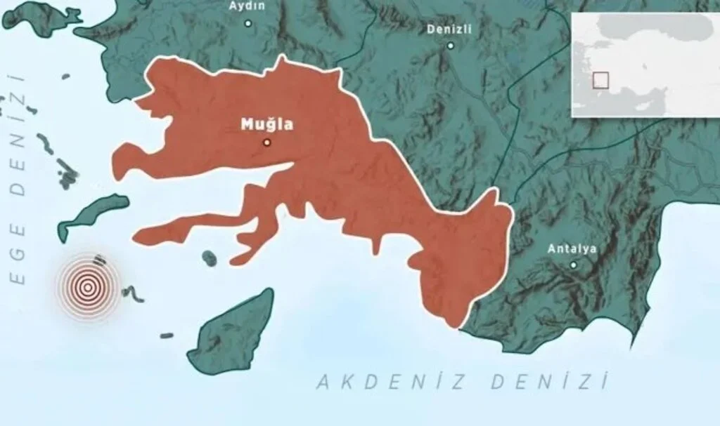 Muğla Açıklarında 6 Büyüklüğünde Deprem Meydana Geldi! Birçok İlde Hissedildi