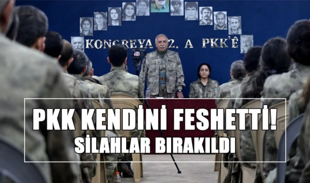 PKK Kendini Feshetti! Silahlar Bırakıldı