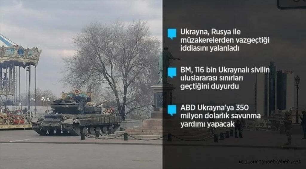 Rus ordusuna Ukrayna'da bütün istikametlerde saldırıya geçme emri verildi