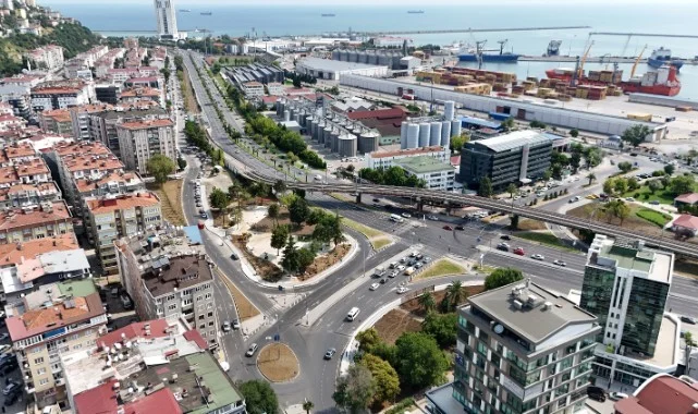 Samsun Büyükşehir’den Kavşak Trafiğine Modern Çözüm