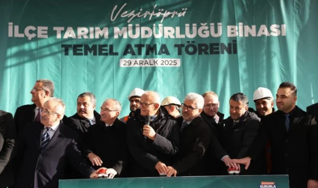 Samsun Büyükşehir'den Vezirköprü'ye Tarımsal Altyapı Hamlesi