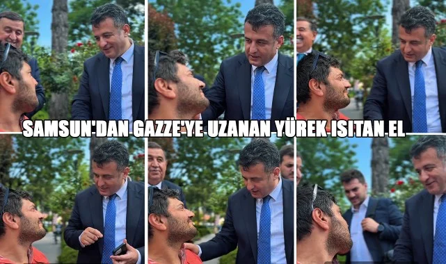 Samsun'dan Gazze'ye Uzanan Yürek Isıtan El...