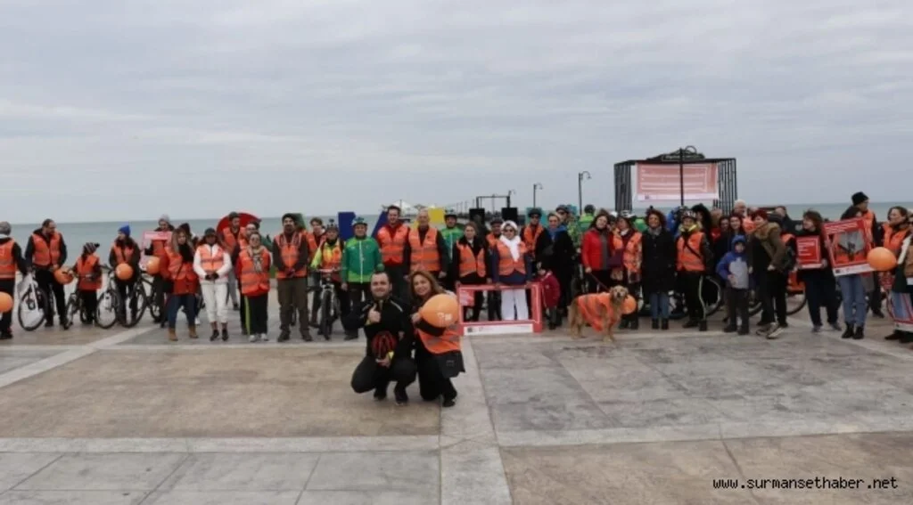 Samsun Kansere Karşı Pedal Çevirdi