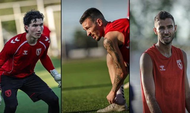 Samsunspor’un Yeni Transferleri İlk Antrenmana Çıktı