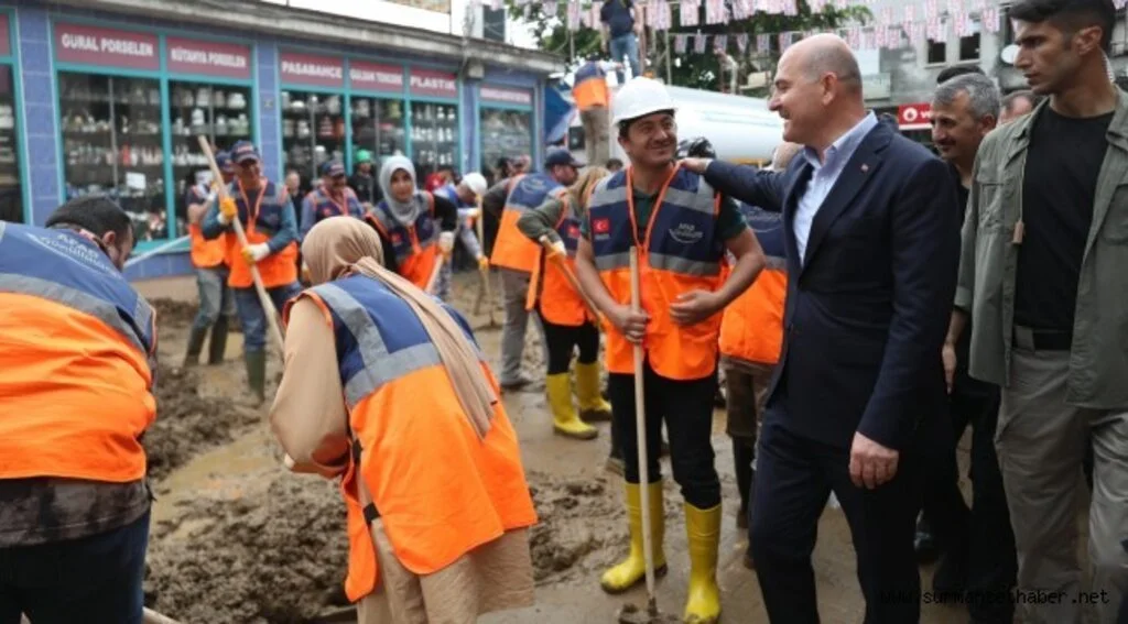 Sel Taşkın Tehlikesi Erken Uyarı Tatbikatı! İçişleri Bakanı Soylu: “Bizim güvenlik açığımız da 45,57 den 40,65 e düştü”