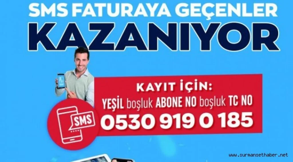 SMS fatura hem size hem doğaya kazandırıyor