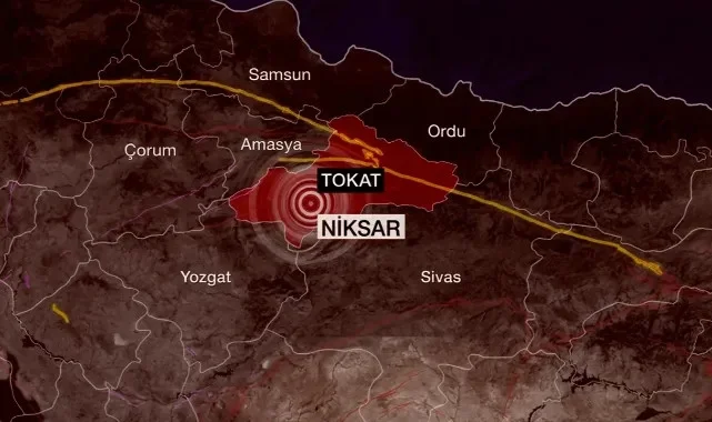 Tokat’ta 5,5 Büyüklüğünde Deprem