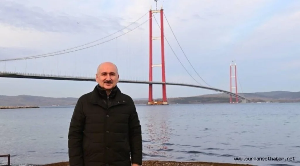 ULAŞTIRMA VE ALTYAPI BAKANI KARAİSMAİLOĞLU: 1915 ÇANAKKALE KÖPRÜSÜ DÜNYANIN EN YÜKSEK KULELERİNE SAHİP ASMA KÖPRÜSÜ OLARAK TARİHE GEÇTİ