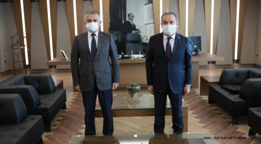 Vali Ersin Yazıcı Başkan Böcek’i ziyaret etti